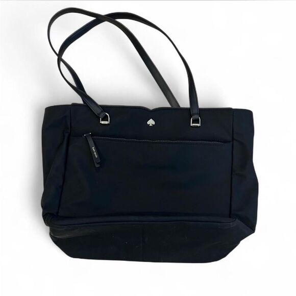 Kate Spade Large Black Nylon Shoulder Tote Bag - Picture 5 of 6